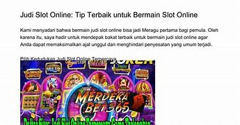 Ilmu Judi Slot Online Terbaik